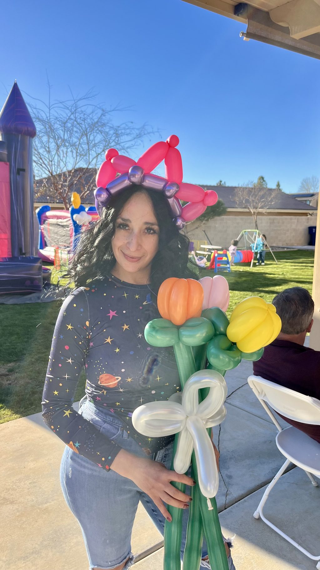 Balloon Flower Bouquet by Happy Faces LA.