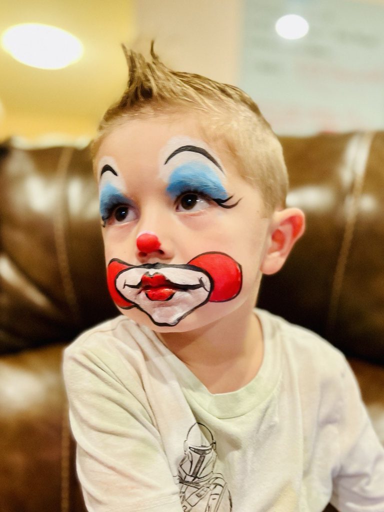 Classic Circus Clown by Happy Faces LA.