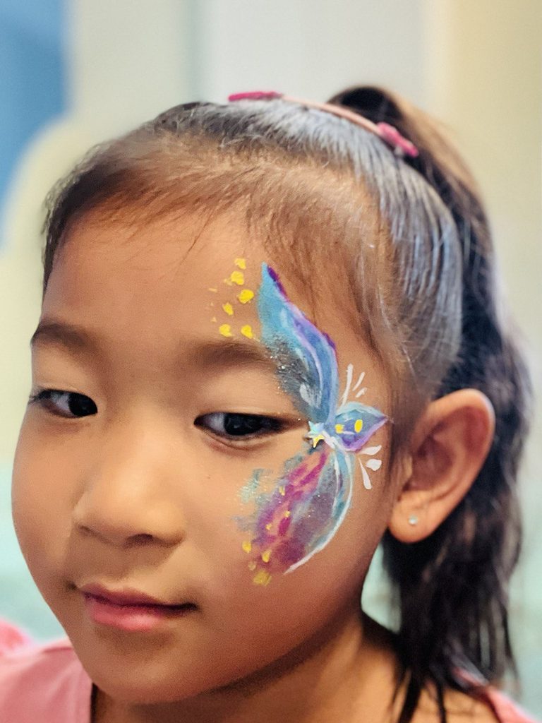 Fairy Butterfly Eye Design by Happy Faces LA.