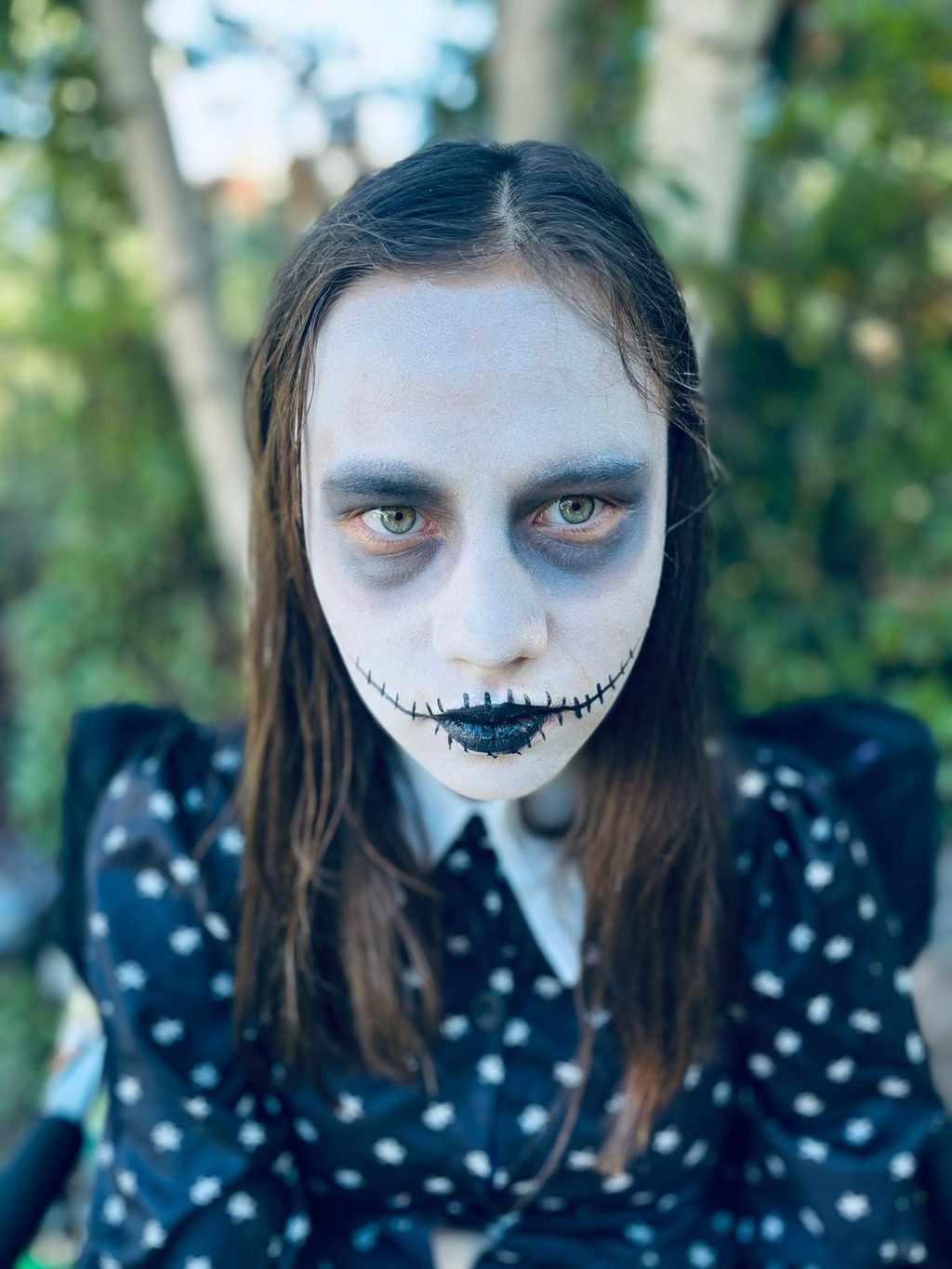 Halloween Zombie Full-Face Design by Happy Faces LA.